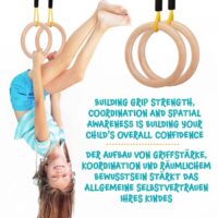 Sprossenwand Set inkl. Klimmzugstange Ringe Trapez bis 100kg