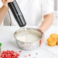 Stabmixer Pürierstab Set aus Edelstahl