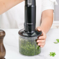 Stabmixer Pürierstab Set aus Edelstahl