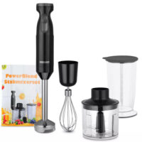 Stabmixer Pürierstab Set aus Edelstahl