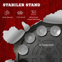 Standboxsack Boxdummy 163-205cm mit Pratze