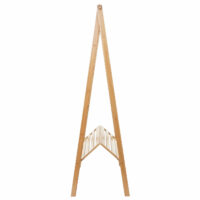 Standgarderobe Kleiderständer - Bambus klappbar 150x84x57cm