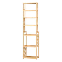 Standregal 165x42x28cm Bambus Natur