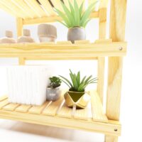 Standregal Suram 60x60x30cm Holz Natur