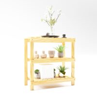 Standregal Suram 60x60x30cm Holz Natur
