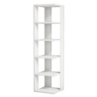 Standregal mit 5 Ablagen Weiss