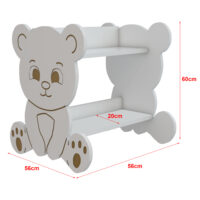 Kinder-Standregal in Bärenform