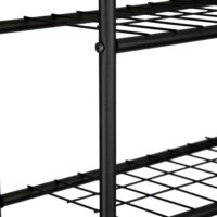 Toilettenregal Nordborg mit 3 Ablagen Metall 161x52.5x24.5cm