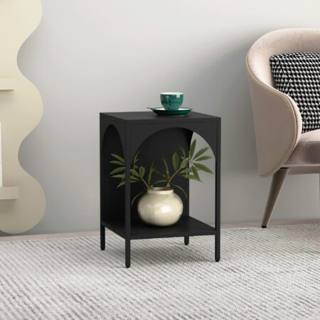 Standregal Quro 52x35x35cm Schwarz