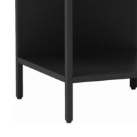 Standregal Quro 92.5x35x35cm Schwarz