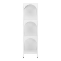 Standregal Quro 133x35x35cm Weiss