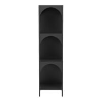 Standregal Quro 133x35x35cm Schwarz