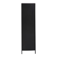 Standregal Quro 133x35x35cm Schwarz