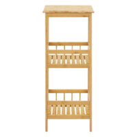 Standregal Bambus 79x33x33cm Natur