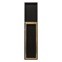 Standspiegel Barletta 150x35cm neigbar Gold