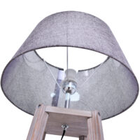 Stehlampe Holz 148cm Malmö Grey Wash
