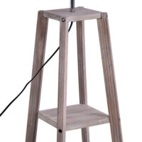 Stehlampe Holz 148cm Malmö Grey Wash