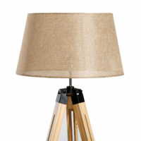 Stehlampe Holz 99-143cm Malmö Natur / Beige