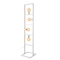 Stehlampe Plauen 142x31x31cm Max 60W 4xE27 Weiss