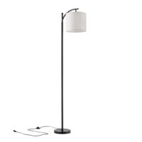 Stehlampe Coventry Schwarz/Beige