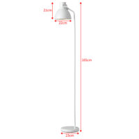 Stehlampe Belfast verstellbar Weiss
