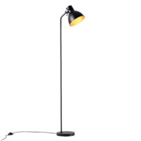 Stehlampe Belfast verstellbar Schwarz