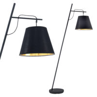 Stehlampe Nottingham Schwarz