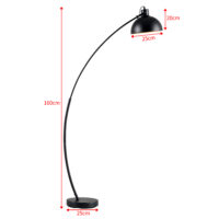 Stehlampe Derby Schwarz
