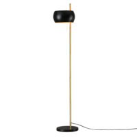 Stehlampe Luton Schwarz/Gold