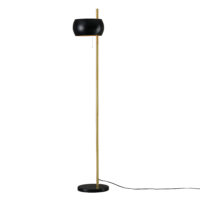 Stehlampe Luton Schwarz/Gold
