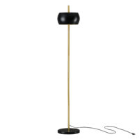 Stehlampe Luton Schwarz/Gold