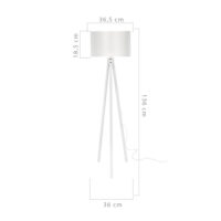 Stehleuchte Stehlampe Rochester E27 Weiss