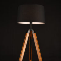 Stehlampe Lagos 144cm Schwarz