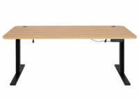Stehpult Schreibtisch höhenverstellbar Eiche-Dekor