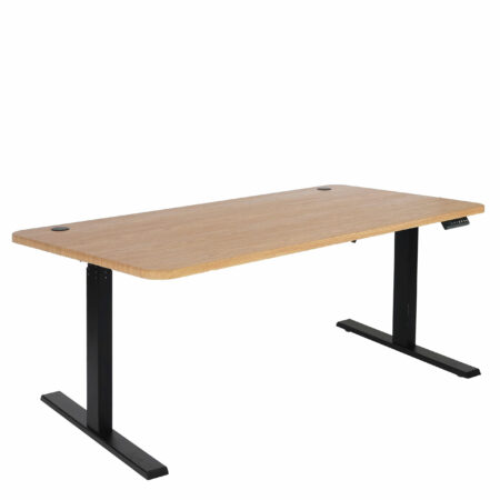 Stehpult Schreibtisch höhenverstellbar braun Struktur