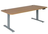 Stehpult Schreibtisch höhenverstellbar braun Struktur