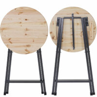 Stehtisch Bistrotisch Bartisch klappbar Kiefer Massivholz lackiert 110x70cm