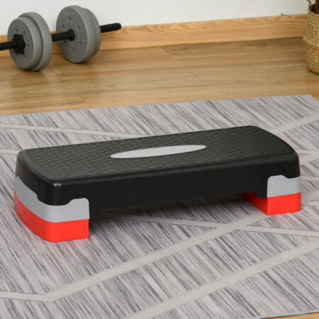 Steppbrett Aerobic Fitness Stepper 2-stufig Höhenverstellbar