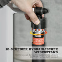 Stepper mit Handgriff Fitness Heimtrainer mit LCD-Bildschirm