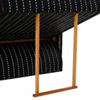 Strandkorb Poly-Rattan Volllieger Ostsee Nordsee Rot