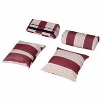 Strandkorb Poly-Rattan Volllieger Ostsee Nordsee Rot