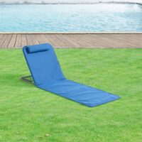 Strandmatte Donostia 2er Set Blau