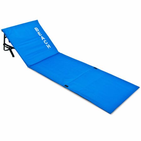 Strandmatte gepolstert mit Lehne 160 cm x 54cm
