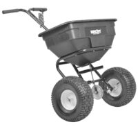Streuwagen 60L Salzstreuer Saatgutstreuer HECHT 256