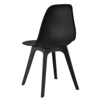 Esszimmerstuhl Brevik 4er Set 83x54x48 cm Schwarz