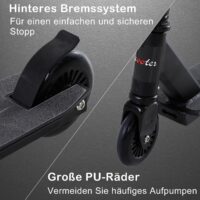 Stuntscooter ab 14 Jahren Kickboard Scooter Alu schwarz