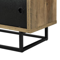 Fernsehtisch Lillehammer 140x35x41 cm Lowboard Schiebetür