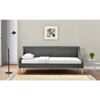 Tagesbett Sofa 90x200 cm Dunkelgrau