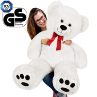 Teddybär 98cm Plüsch Teddy XL weiss