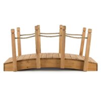 Teichbrücke Holzbrücke Gartenbrücke ~ 122cm